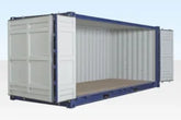 20ft Open Side Shipping Container – One Trip Full Side Access Storage Container image 0