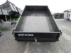 BWise 6 x 10 Low Profile Dump Trailer – Combo Gate & Ladder Ramps image 0