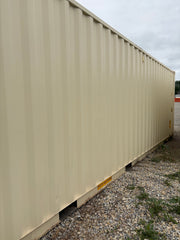NEW 40ft High Cube Shipping Container – Ivory | Wind & Watertight Storage Container image 1