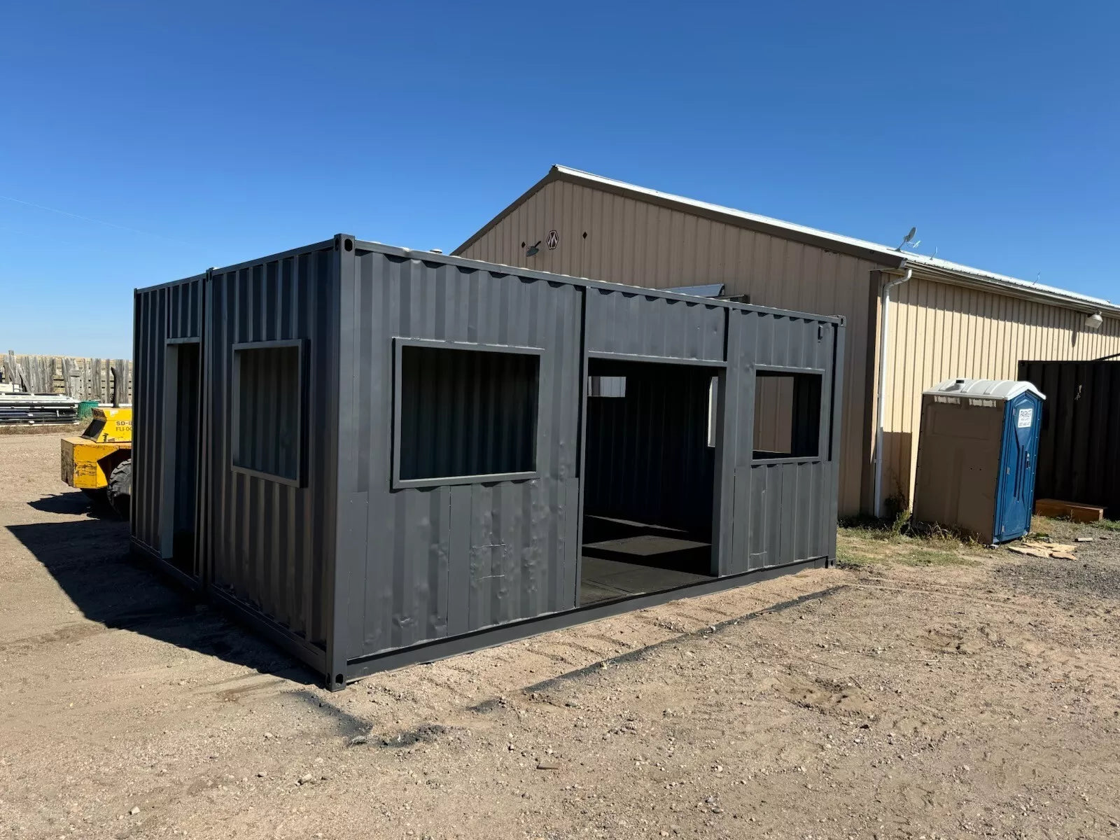 20’x16’ Modified Shipping Container Office for Sale | ADU Container Home image 1