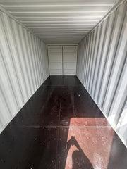 NEW 20ft Ivory Double Door Shipping Container image 3