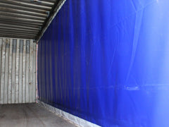 20′ Storage Container With Tarpaulin Wall image 1